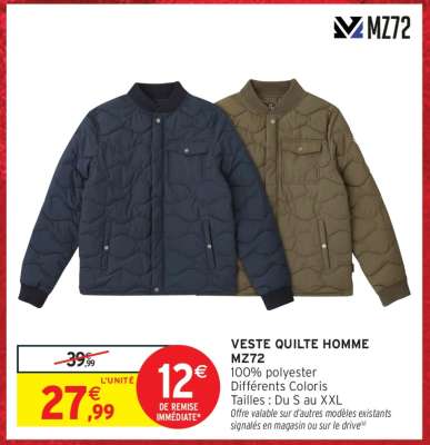 Veste Quilte Homme MZ72