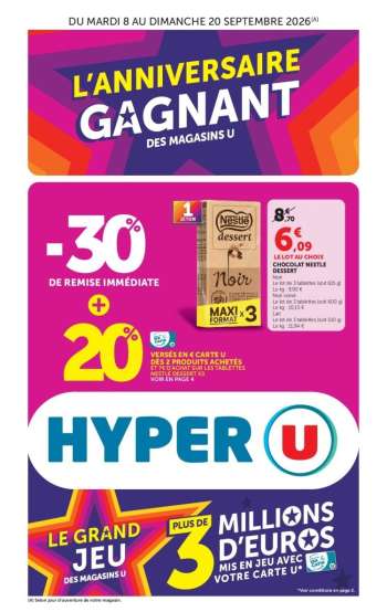 Catalogue HYPER U - 08/09/2026 - 20/09/2026.