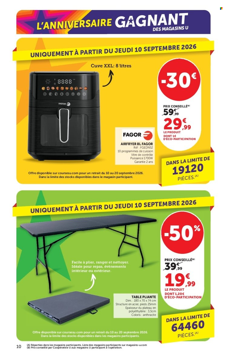 Catalogue SUPER U - 08/09/2026 - 20/09/2026. Page 10