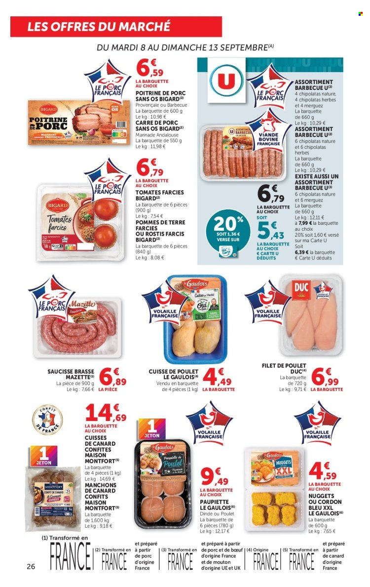 Catalogue SUPER U - 08/09/2026 - 20/09/2026. Page 26
