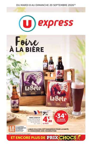 Catalogue U express - 08/09/2026 - 20/09/2026.