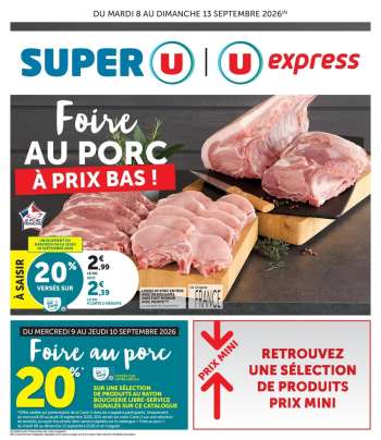 Catalogue Magasins U - 08/09/2026 - 13/09/2026.