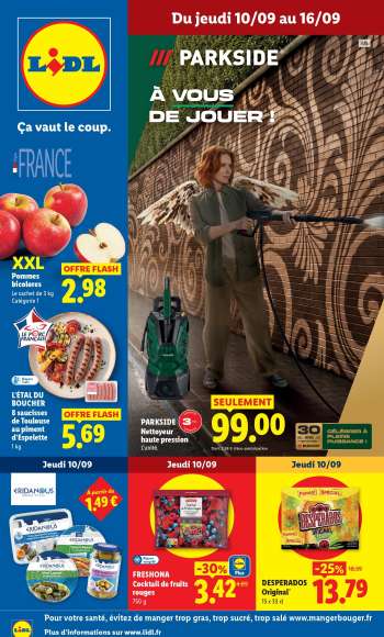 Catalogue Lidl - 10/09/2026 - 16/09/2026.