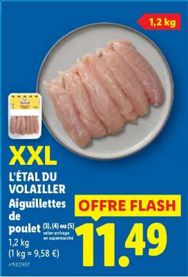 L'ÉTAL DU VOLAILLER Aiguillettes de poulet