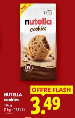 NUTELLA cookies