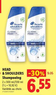 HEAD & SHOULDERS Shampooing