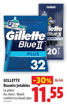 GILLETTE Rasoirs jetables