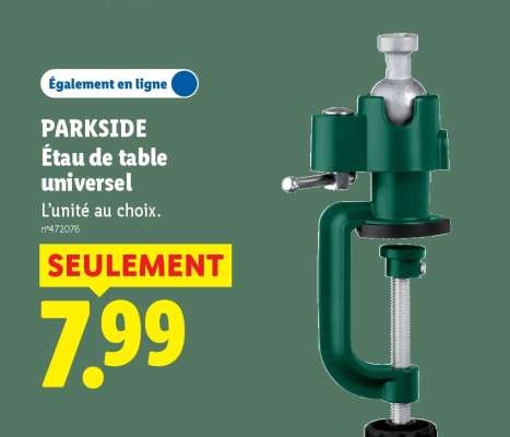 PARKSIDE Étau de table universel