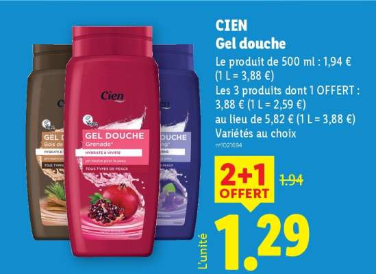 CIEN Gel douche