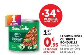 LEGUMINEUSES CUISINEES BONDUELLE