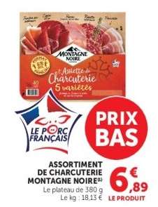 ASSORTIMENT DE CHARCUTERIE MONTAGNE NOIRE