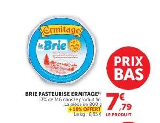 Brie Pasteurisé Ermitage