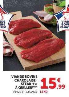 Viande Bovine Charolaise: Steak à Griller