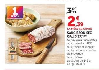 SAUCISSON SEC "GALIBIER"