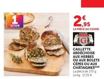 CAILLETTE ARDÉCHOISE AUX HERBES OU AUX BOLETS CÈPES OU AUX CHÂTAIGNES
