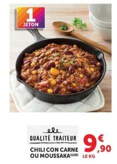 Chili con carne ou Moussaka