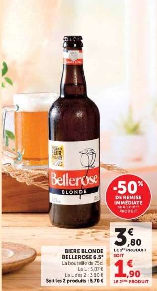 BIERE BLONDE BELLEROSE 6.5°