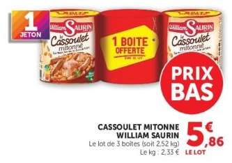 Cassoulet Mitonné William Saurin