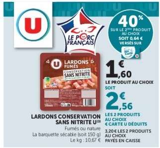 LARDONS CONSERVATION SANS NITRITE