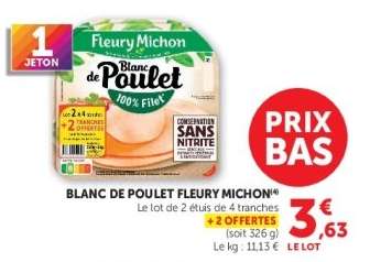 Blanc De Poulet Fleury Michon