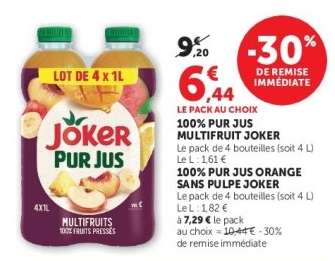 100% PUR JUS MULTIFRUIT JOKER