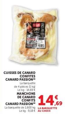 CUISSES DE CANARD CONFITES CANARD PASSION