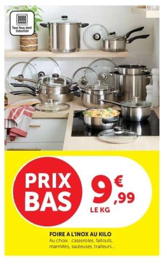 Foire à l'inox au kilo