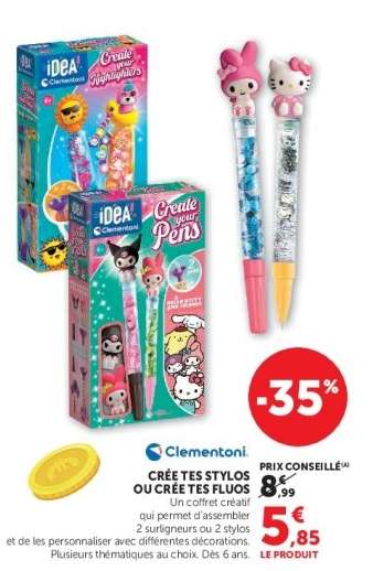 CRÉE TES STYLOS OU CRÉE TES FLUOS
