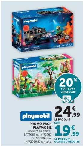 PROMO PACK PLAYMOBIL