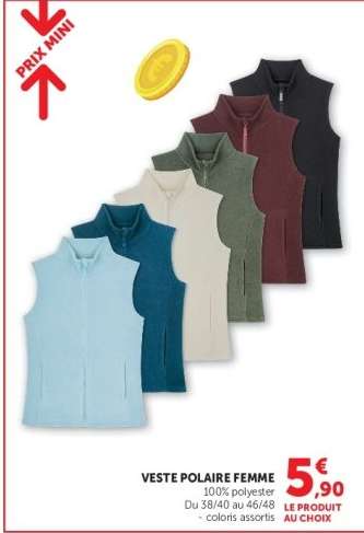 Veste polaire femme