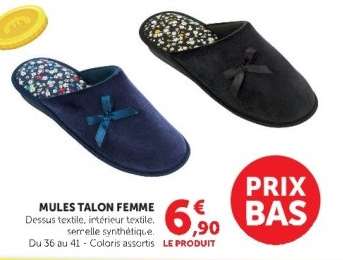 Mules Talon Femme