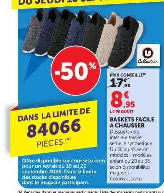 Baskets Facile à Chaussure