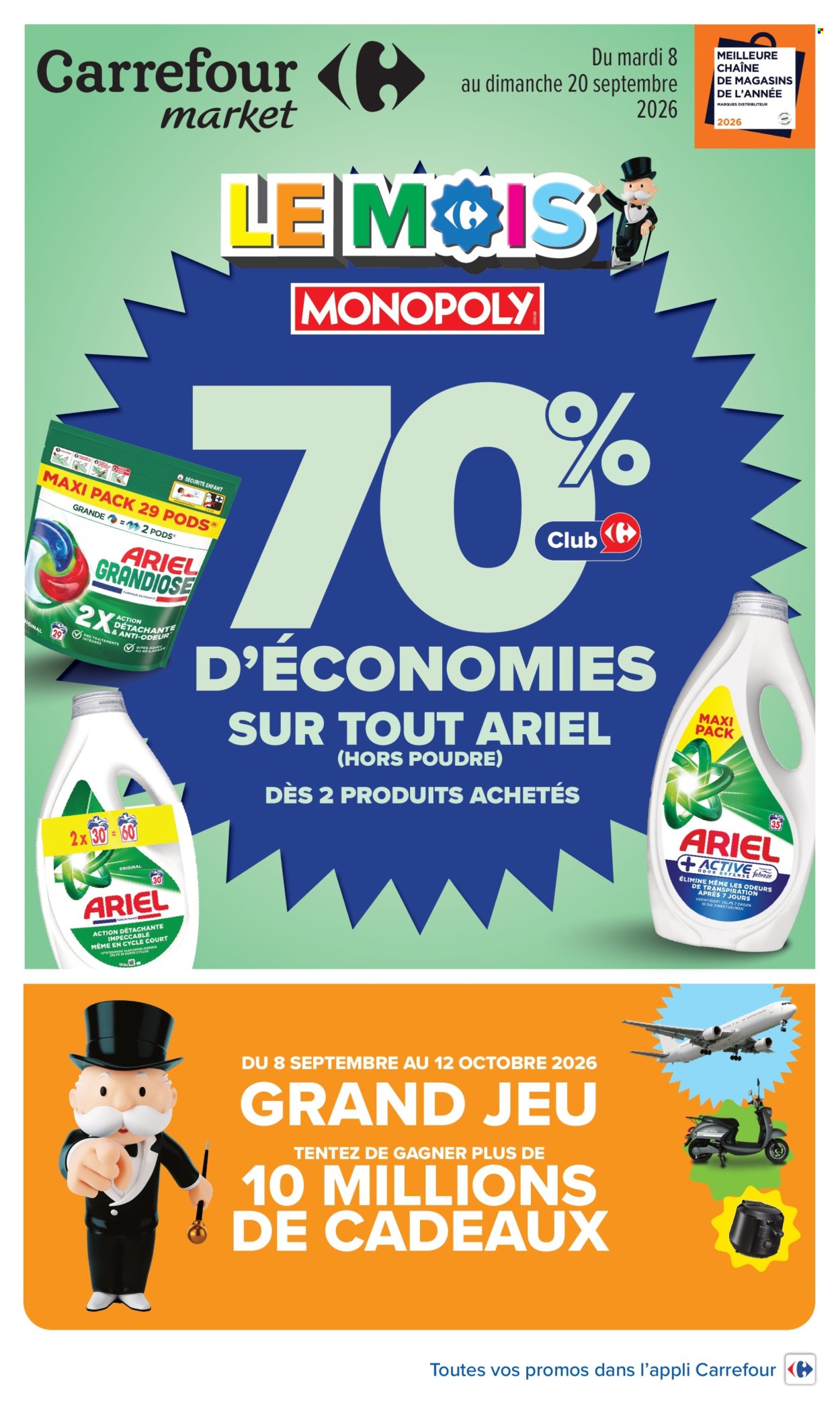 Catalogue Carrefour Market - 08/09/2026 - 20/09/2026. Page 1