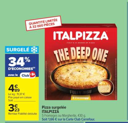 PIZZA SURGELEE ITALPIZZA