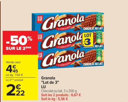 Granola "Lot de 3"