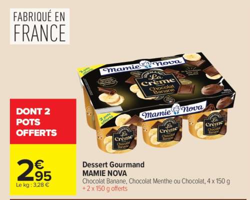 Dessert Gourmand MAMIE NOVA
