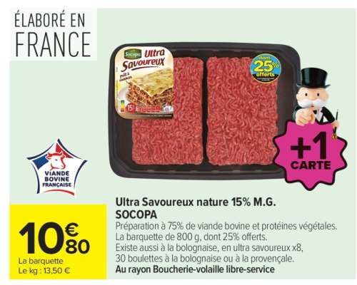 Ultra Savoureux nature 15% M.G. SOCOPA
