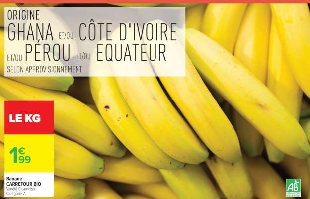 Banane CARREFOUR BIO