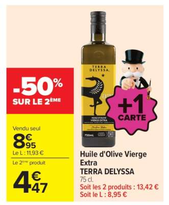 Huile D'olive Vierge Extra Terra Delyssa