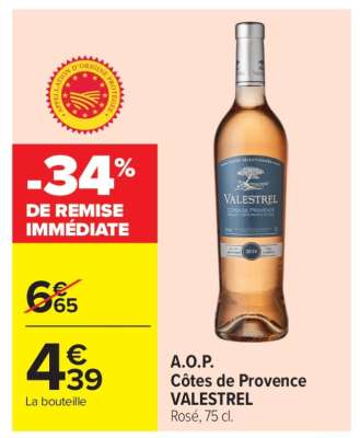 A.O.P. Côtes de Provence VALESTREL