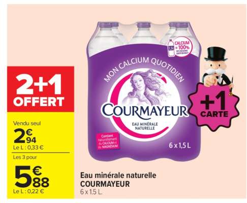 Eau Minérale Naturelle Courmayeur