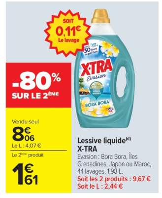 LESSIVE LIQUIDE X-TRA