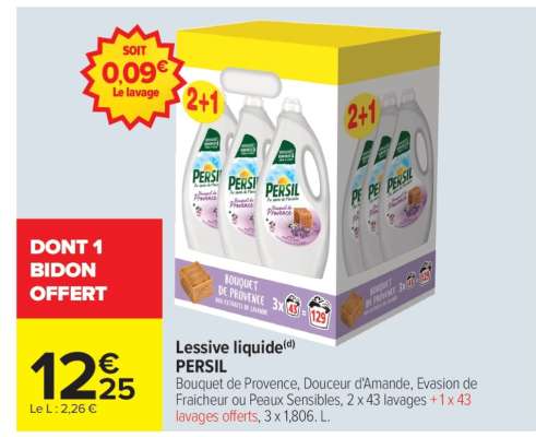 LESSIVE LIQUIDE PERSIL