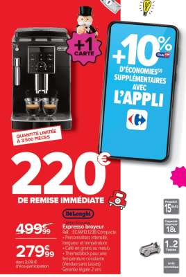 DELONGHI Expresso broyeur