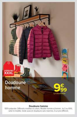 Doudoune homme