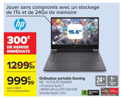 Ordinateur portable Gaming
