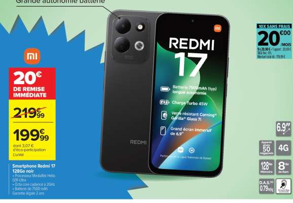 Smartphone Redmi 17