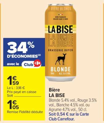 Bière La Bise