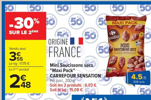 Mini Saucissons secs «Maxi Pack»