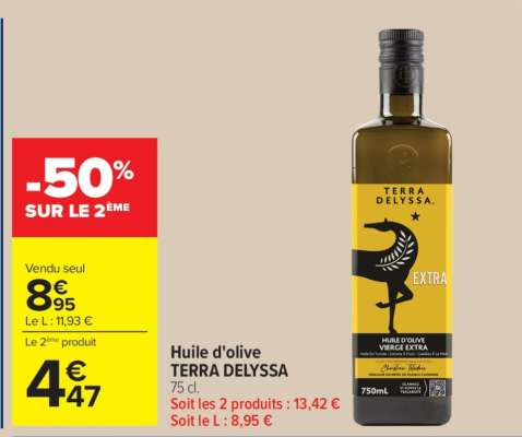 Huile d'olive TERRA DELYSSA
